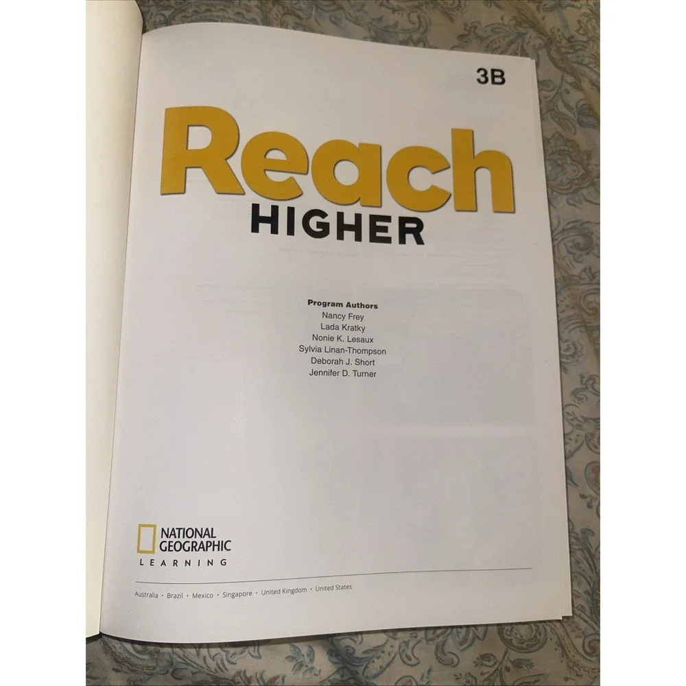 Reach‎ Higher 6B- National Geographic Learning-New
